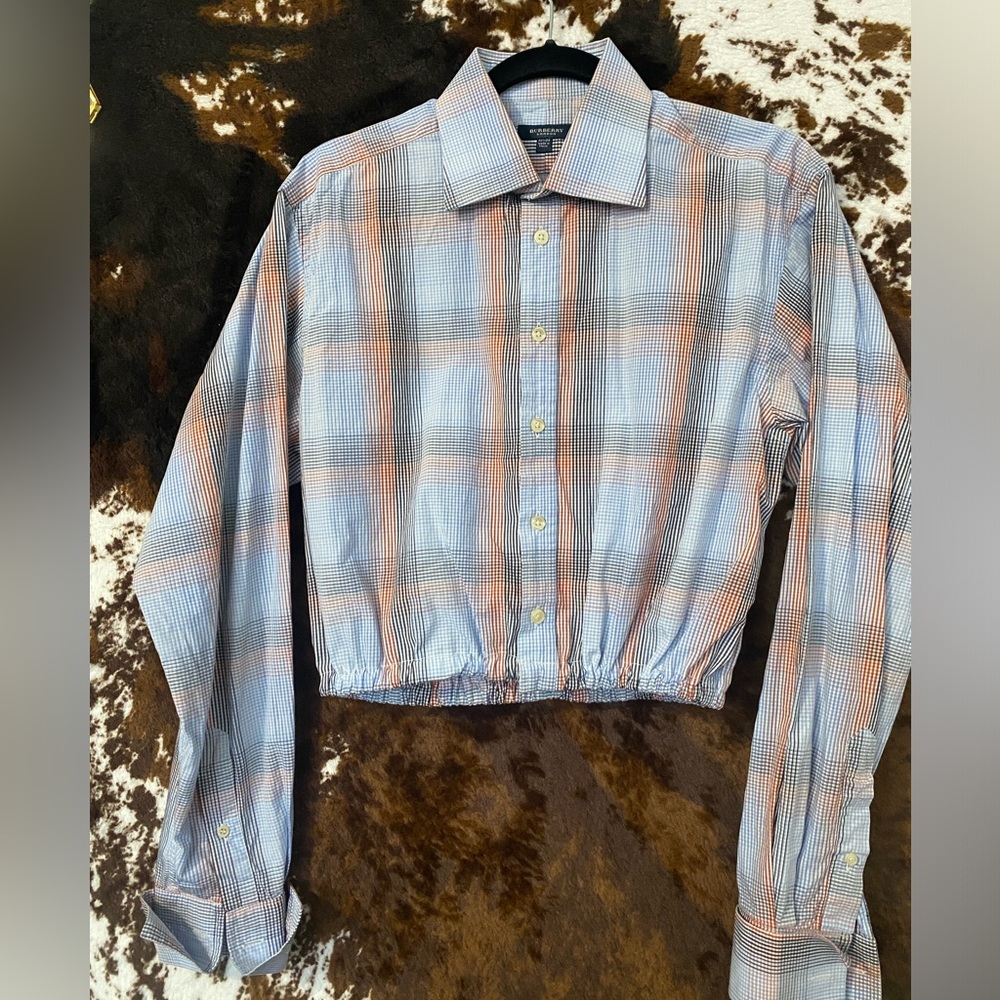 Vintage Burberry Rework Crop